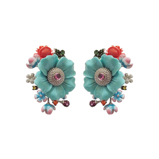 EXOTIC GARDEN BLOSSOM EARRINGS