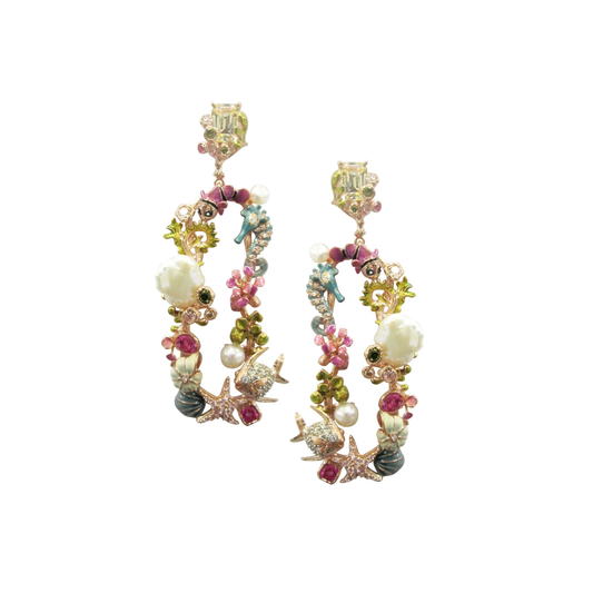 MARINE TREASURE DROP EARRINGS
