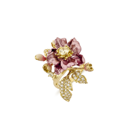 MAUVE BLOSSOM RING
