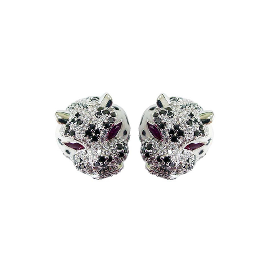 PANTHER HEAD EARRINGS