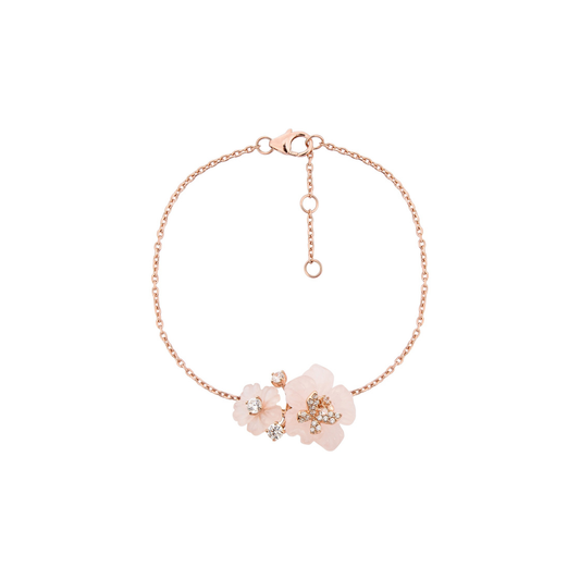 ROSE QUARTZ BLOSSOM BRACELET